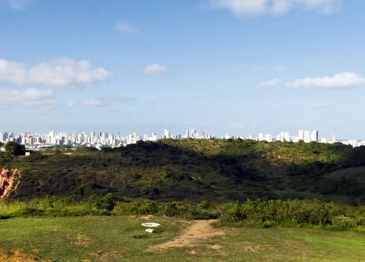 Vista de Recife, Pernambuco, a partir do Morro dos Guararapes